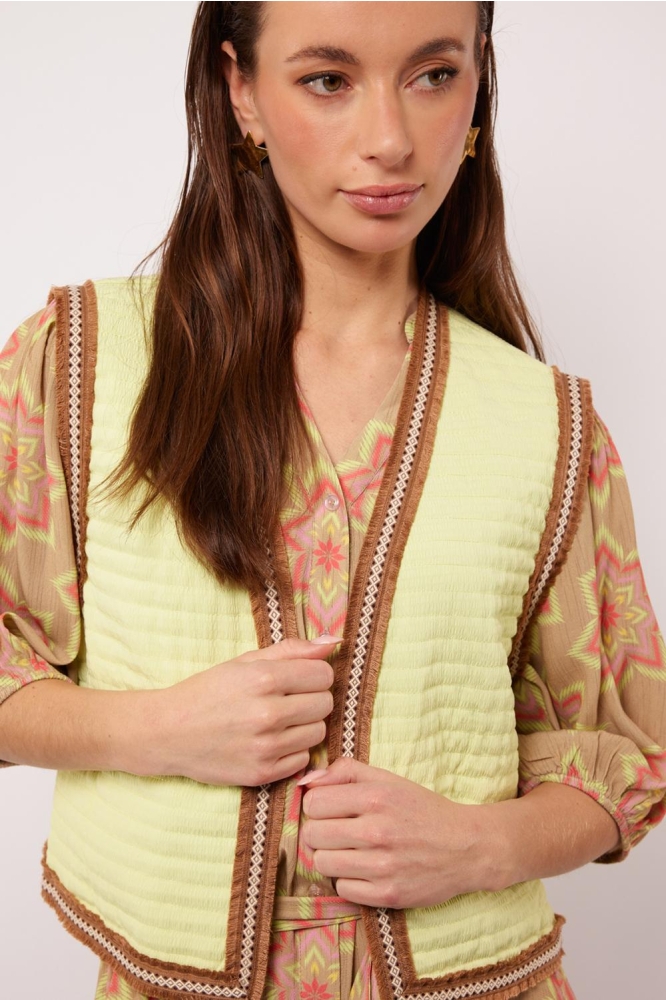 DANICA GILET 25ZSF12 749 SEAFOAM MINT
